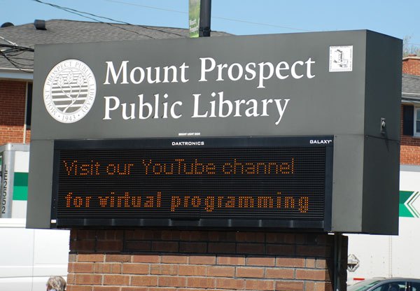 Library sign