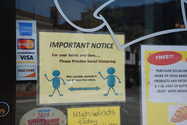 Social distancing in public