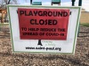 Playground Closed at St. Paul School
