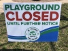 Playground closed at Owen Park