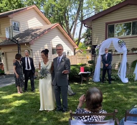 Sonnefeldt(L to R) Lisa Fako, Peter Brusen, Amy Barwan, Joe Sonnefeldt & Rick Kessler-wedding2