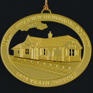 Commemorative Mount Prospect Train Station Ornament